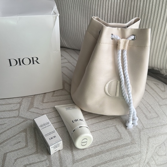 Dior CD Logo Drawstring Pouch and minis - Picture 1 of 6